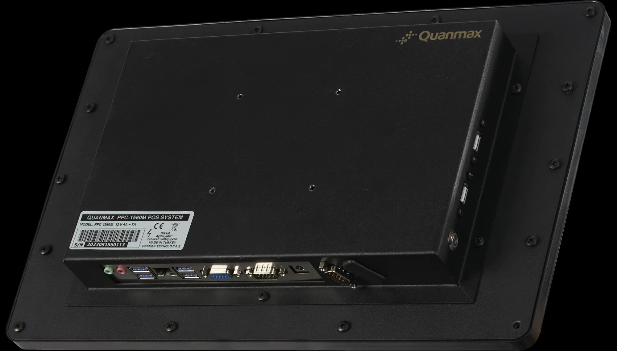 Quanmax PPC-1560M 15.6'' Endüstriyel Panel PC J 6412 8GB DDR4 256GB SSD Wi-Fi 5